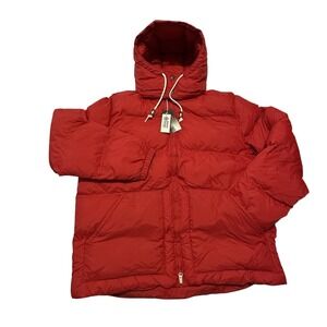 NWT Alpine Design Mens‎ 1962 Red Bright Crimson Puffer Jacket XL Thermolite Coat